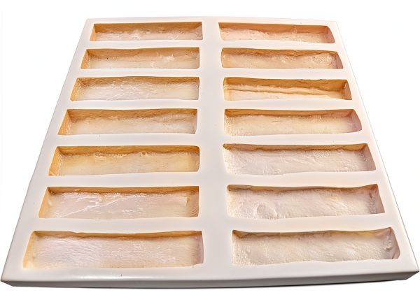 Stone Master Molds Rubber Brick Mold Beige Square DIY-7