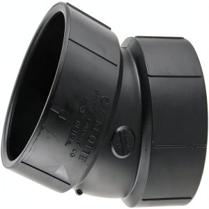 Charlotte Pipe Barbed Elbow Fitting 3 Inch Black Non-0