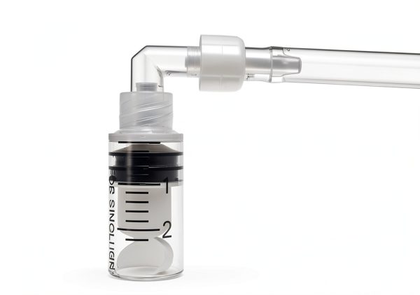 Barbed Elbow Fittings Plastic Clear BleedZone 90 Degree-1