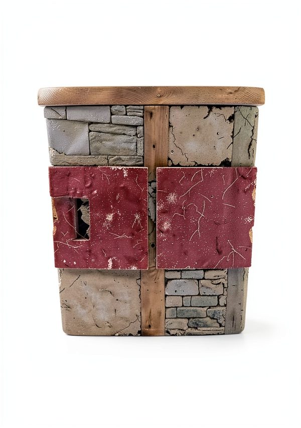 YIPONYT Concrete Stamp Pad Granite Mat Stone Texture Tool-3