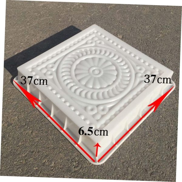 Kisangel Plastic Brick Mold DIY Concrete Stepping Stone-1