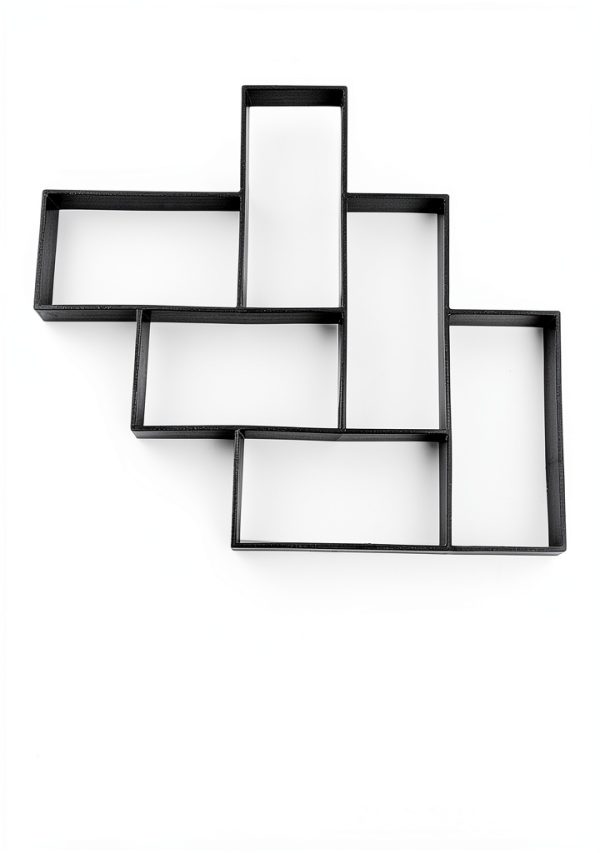 DOITOOL Concrete Molds Reusable Walk Maker DIY Garden Path-7