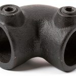 Steel Tek 3/4 Inch Black Cast Iron Elbow Fitting for-0