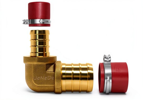 Uenede Brass PEX Elbow Fittings Plumbing Heating Connectors-1