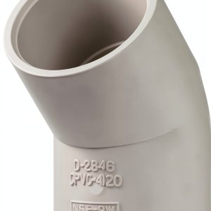 Charlotte CPVC 45 Degree Elbow Plastic Fitting Industrial-0
