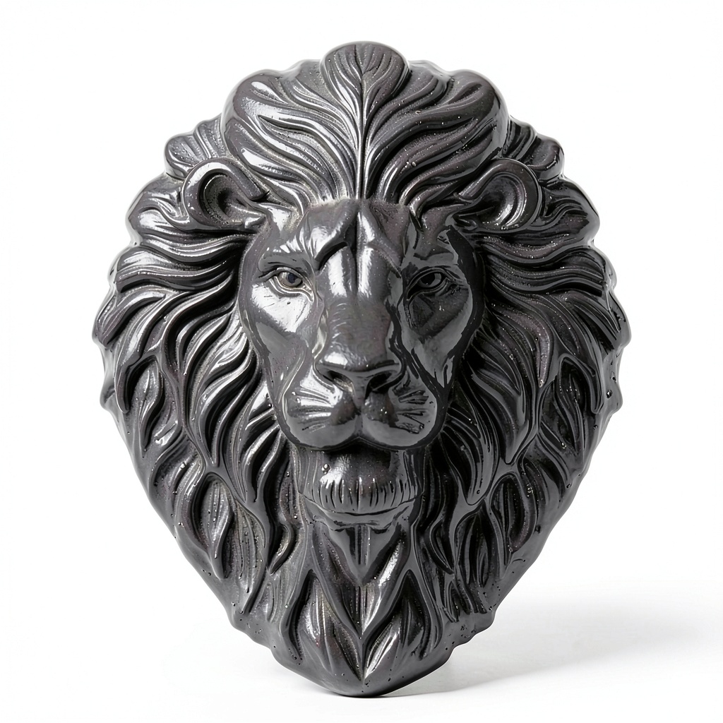 'BETONEX Lion Concrete Mold showing detailed lion design and ABS material'