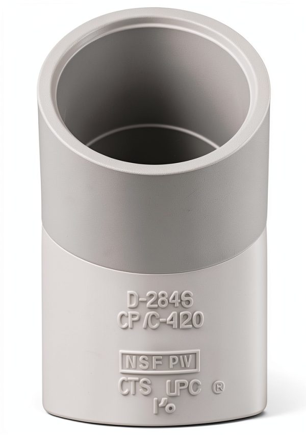 Charlotte CPVC 45 Degree Elbow Plastic Fitting Industrial-2
