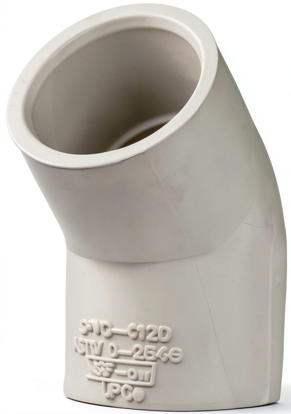 Charlotte CPVC 45 Degree Elbow Plastic Fitting Industrial-1