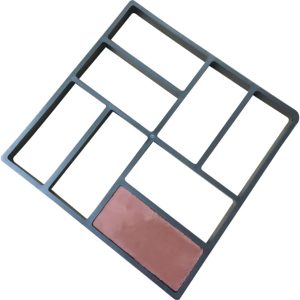 KONTONTY Concrete Mold Reusable DIY Garden Walkway Stone-0