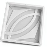 KiBcsLic Concrete Stepping Stone Mold DIY Garden Paving Tool-0