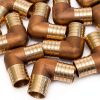 VENTRAL Brass Pex Elbow Fitting 3/4 Inch NPT Bronze-0