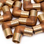 VENTRAL Brass Pex Elbow Fitting 3/4 Inch NPT Bronze-0