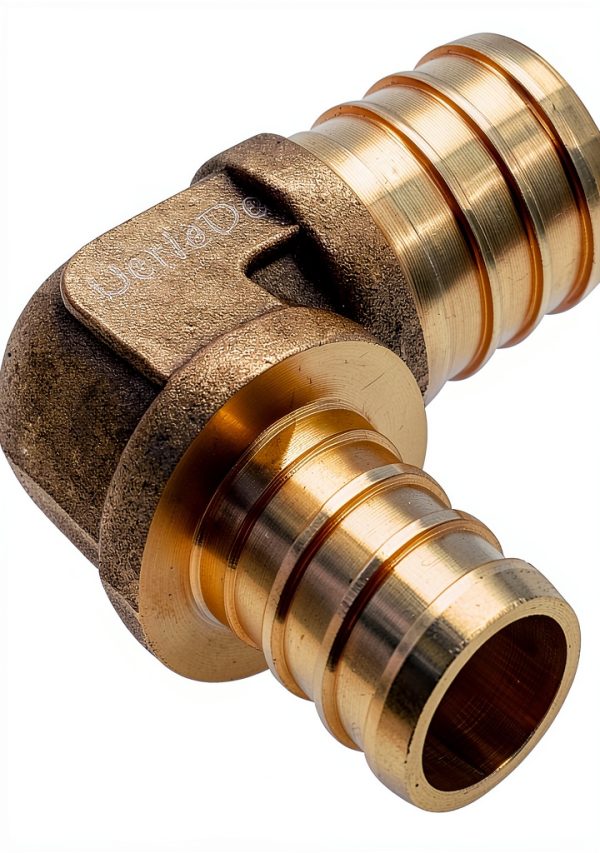 Uenede Brass PEX Elbow Fittings Plumbing Heating Connectors-2