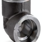 Barbed Elbow Fittings Black Forged Steel Socket Weld SA105-0