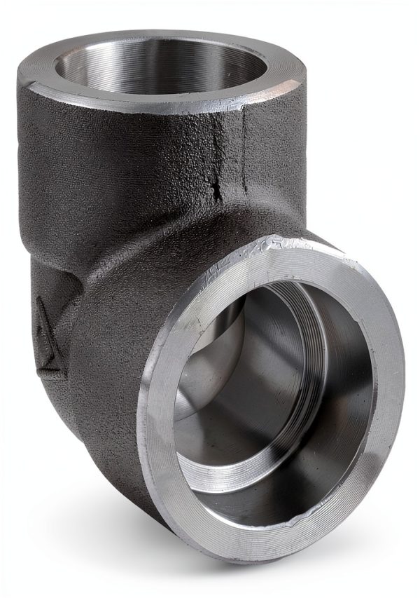 Barbed Elbow Fittings Black Forged Steel Socket Weld SA105-0