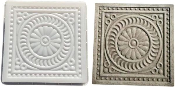 Kisangel Plastic Brick Mold DIY Concrete Stepping Stone-0
