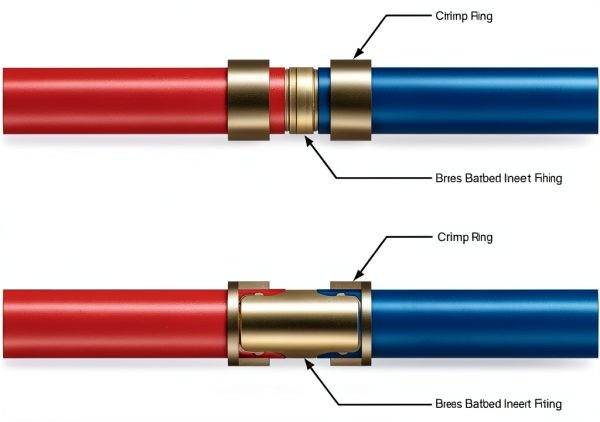VENTRAL Brass Pex Elbow Fitting 3/4 Inch NPT Bronze-3