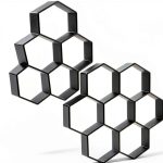 FINGERINSPIRE Hexagon Concrete Molds Plastic DIY Garden Path-0