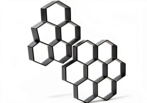 FINGERINSPIRE Hexagon Concrete Molds Plastic DIY Garden Path-0