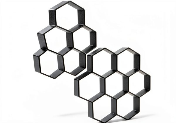 FINGERINSPIRE Hexagon Concrete Molds Plastic DIY Garden Path-0