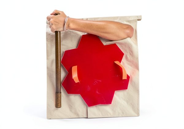 ZSAMONOR Concrete Texture Skin Red Polyurethane Tool-4