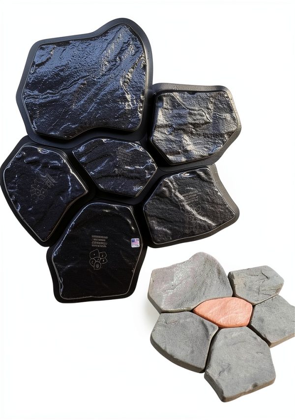Flagstone Mold Set AUTUMN Concrete Molds Reusable-0