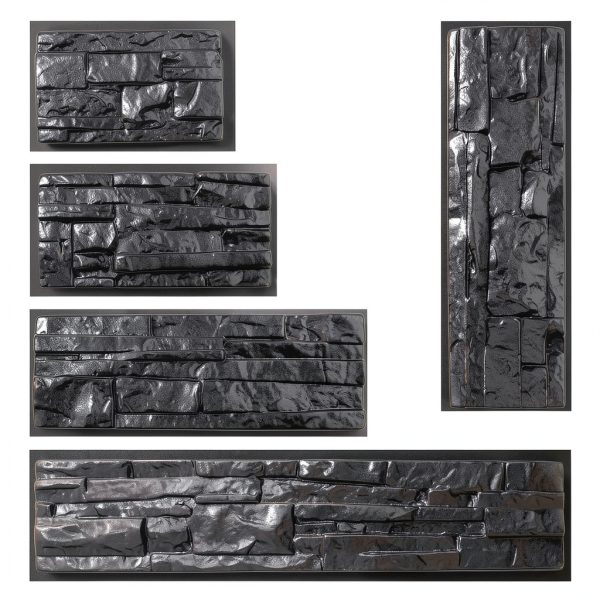 Betonex Wall Tile Mold Plastic Square 5pcs Set-0