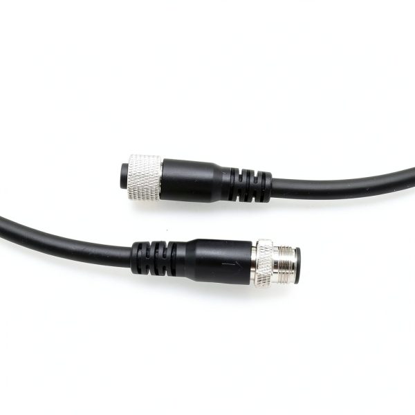 Waterproof M12 4-Pin Male-Female Data Cable for Sensors HangTon 50m-3