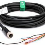 Cognex in-Sight 7000/9000 24V IO Cable M12 A‑Coded 12‑Pin Lead 1m-0