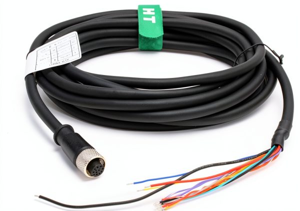 Cognex in-Sight 7000/9000 24V IO Cable M12 A‑Coded 12‑Pin Lead 1m-0