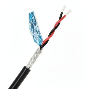 Signal Control Line 16.4ft 24AWG 2-Core Cable Black by Generic-0