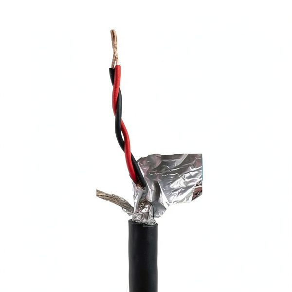 Signal Control Line 16.4ft 24AWG 2-Core Cable Black by Generic-4