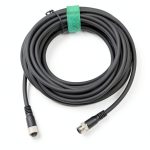 Waterproof M12 4-Pin Male-Female Data Cable for Sensors HangTon 50m-0
