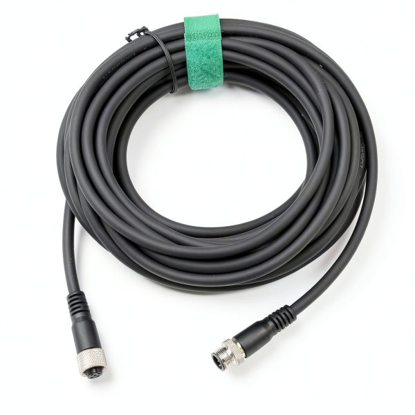 Waterproof M12 4-Pin Male-Female Data Cable for Sensors HangTon 50m-0
