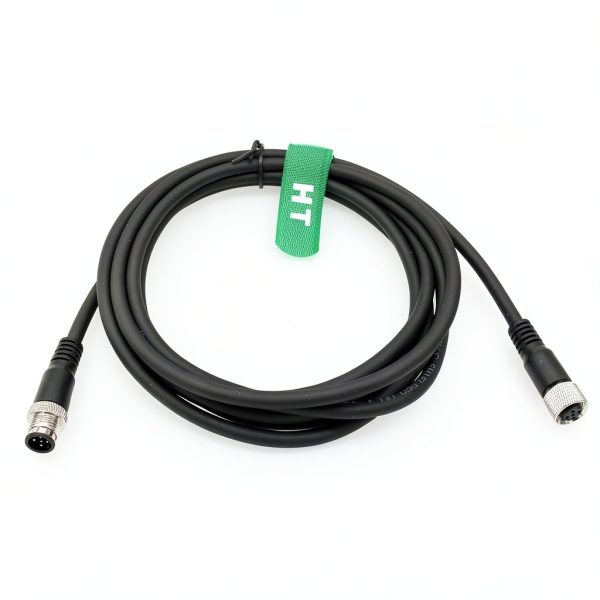 M12 A Coded 5 Pin Male to Female Actuator Cable 2m HangTon Connect-4